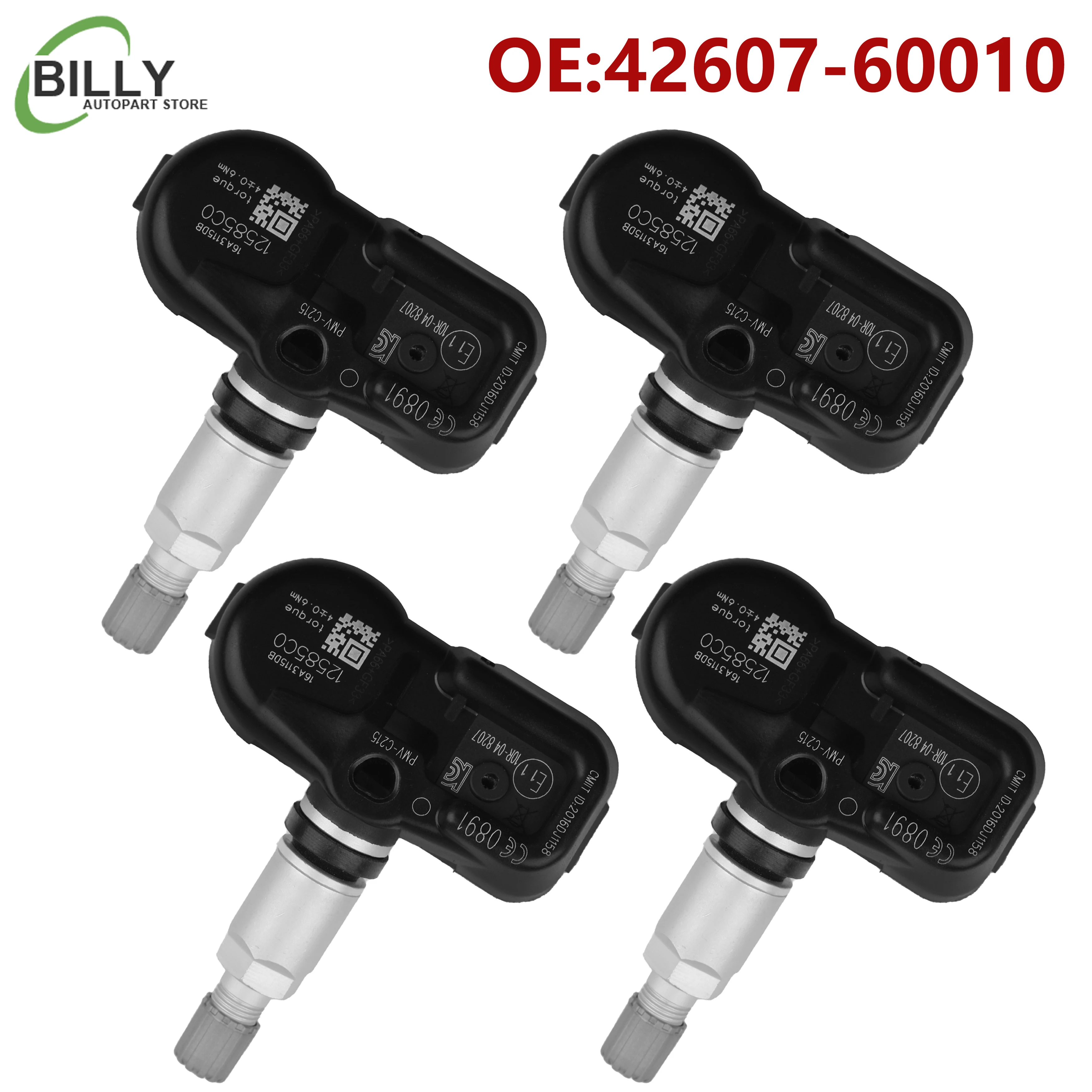 Sistema de presión de neumáticos con Sensor TPMS para coche 42607-60010 4260760010 para Toyota C-HR Land Cruise Prado Camry Lexus UX LX LS ES LC Series