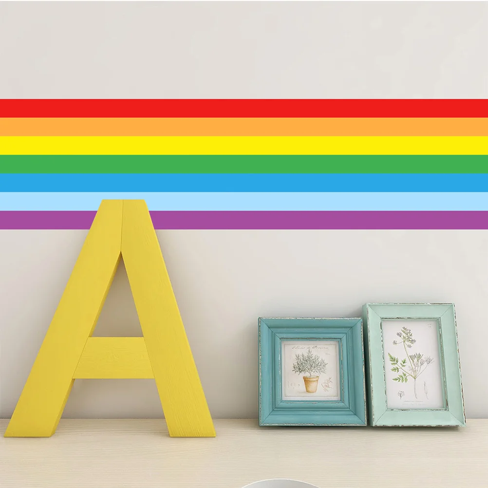 

Wall Sticker Chic Decal High Quality Pvc Peel Stick Decor For Bedroom Living Room Kids Room Rainbow Enlightenment Sticker