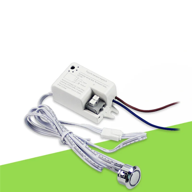 

220V Cabinet Door Control Induction Sensor Wardrobe Smart Switch Support Open/Concealed Installation Door Control-Y47A