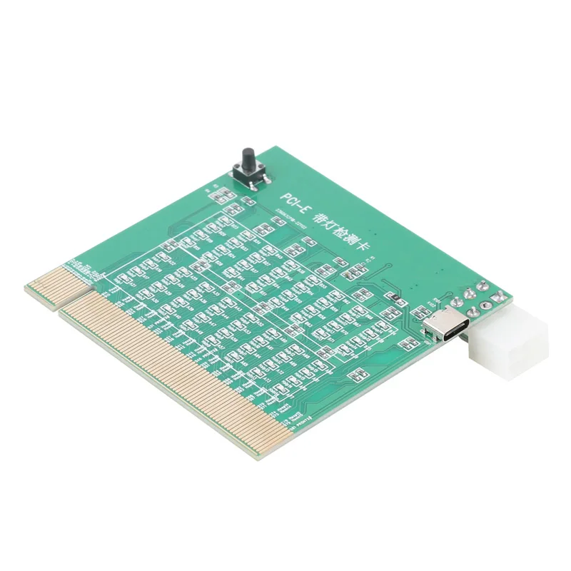 PCI-E 16X 8X 4X PCI Express Slot Tester Card For Motherbaor Detect The Southbridge Short Or Open PCI-E With Light Tester