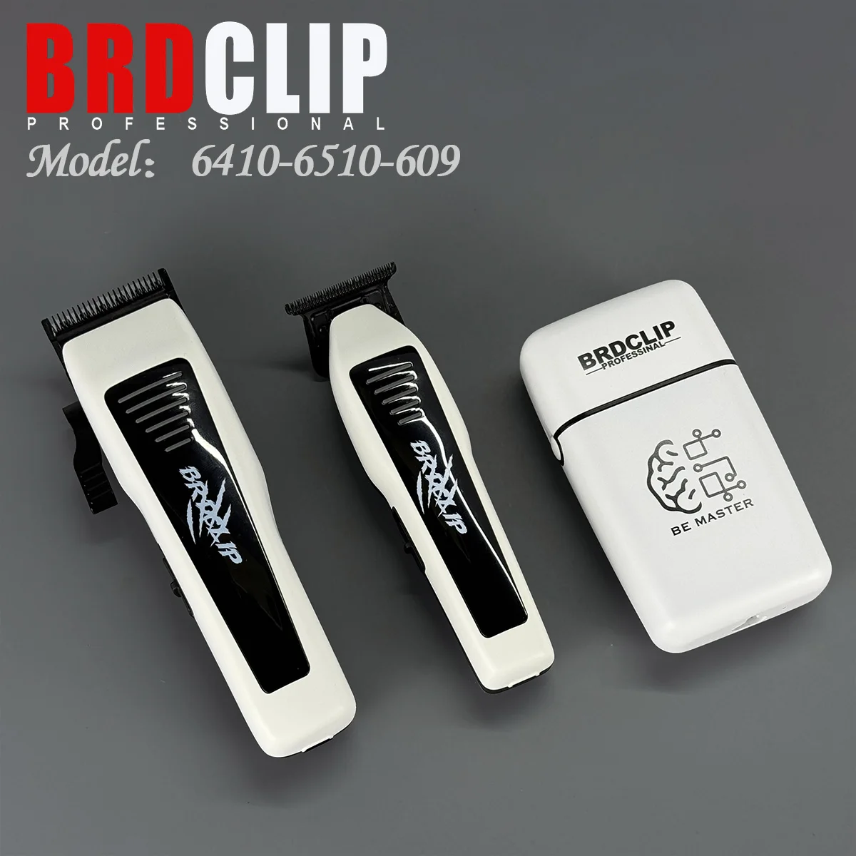 

Professional BRDCLIP 6410 6510 High Speed Motor 8000RPM 8500RPM Barber Hair Clipper DLC Fixed Blade 5 Adjustment Lever Trimmer