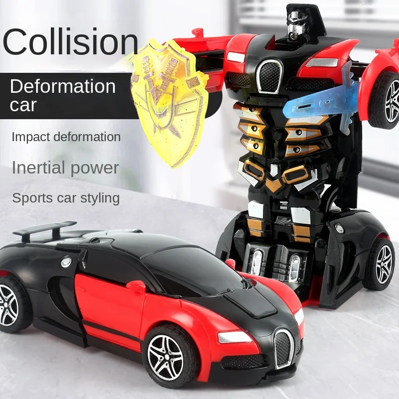 

Children's Educational Toy Gift Collision Deformation Inertia Car Boy Toy Collision Deformation Sports Car