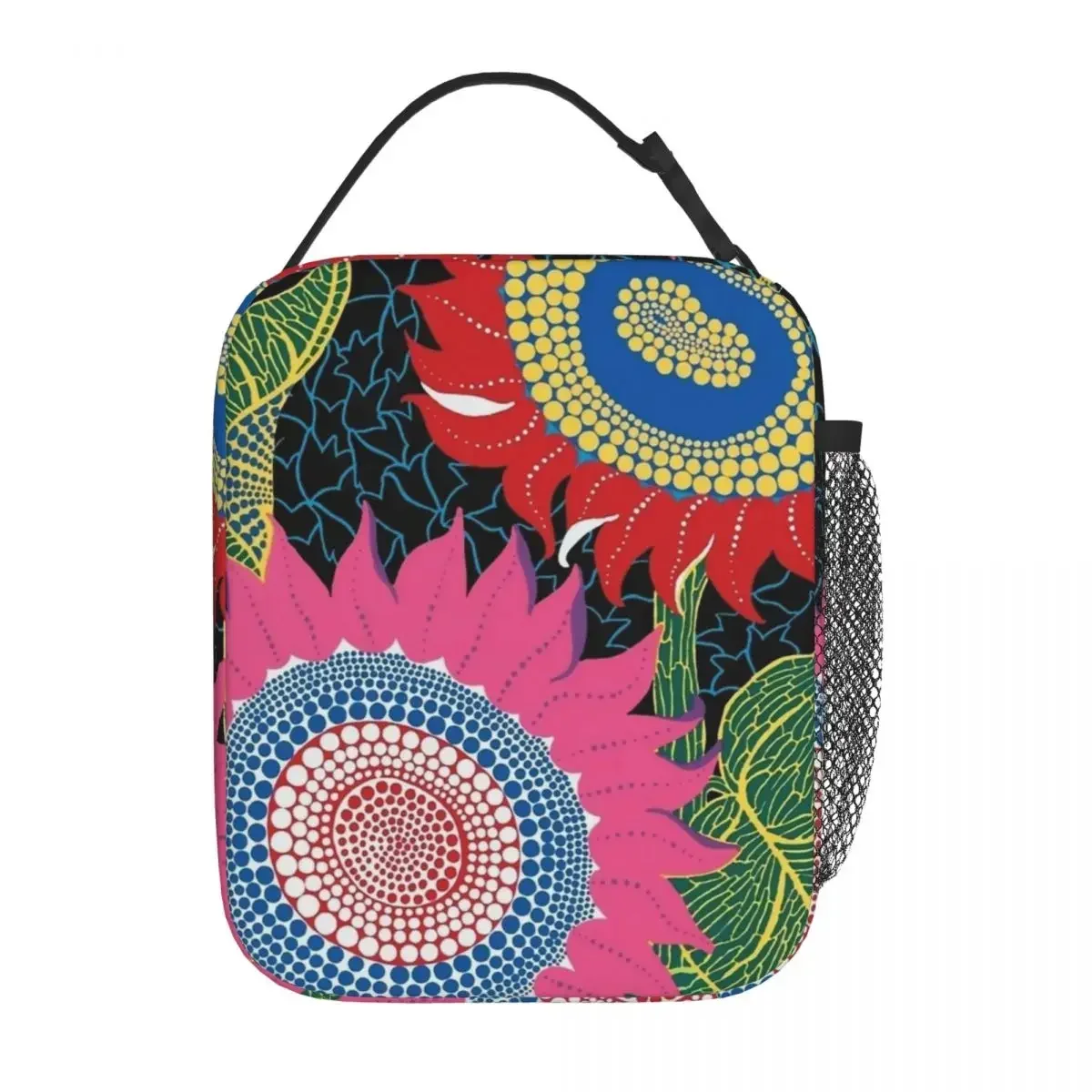 Yayoi Kusama Insulated Lunch Bag Leakproof Meal Container Cooler Bag Tote Lunch Box College Picnic Men Women