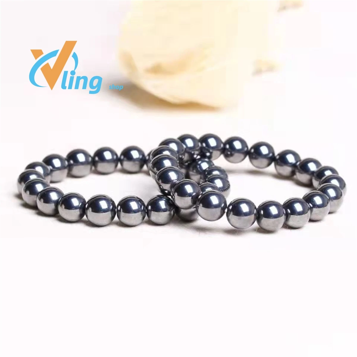 Bracelet Wholesale Polysilicon Cold and Hot Double Effect Multi Loop Cut Stone Bracelet Necklace