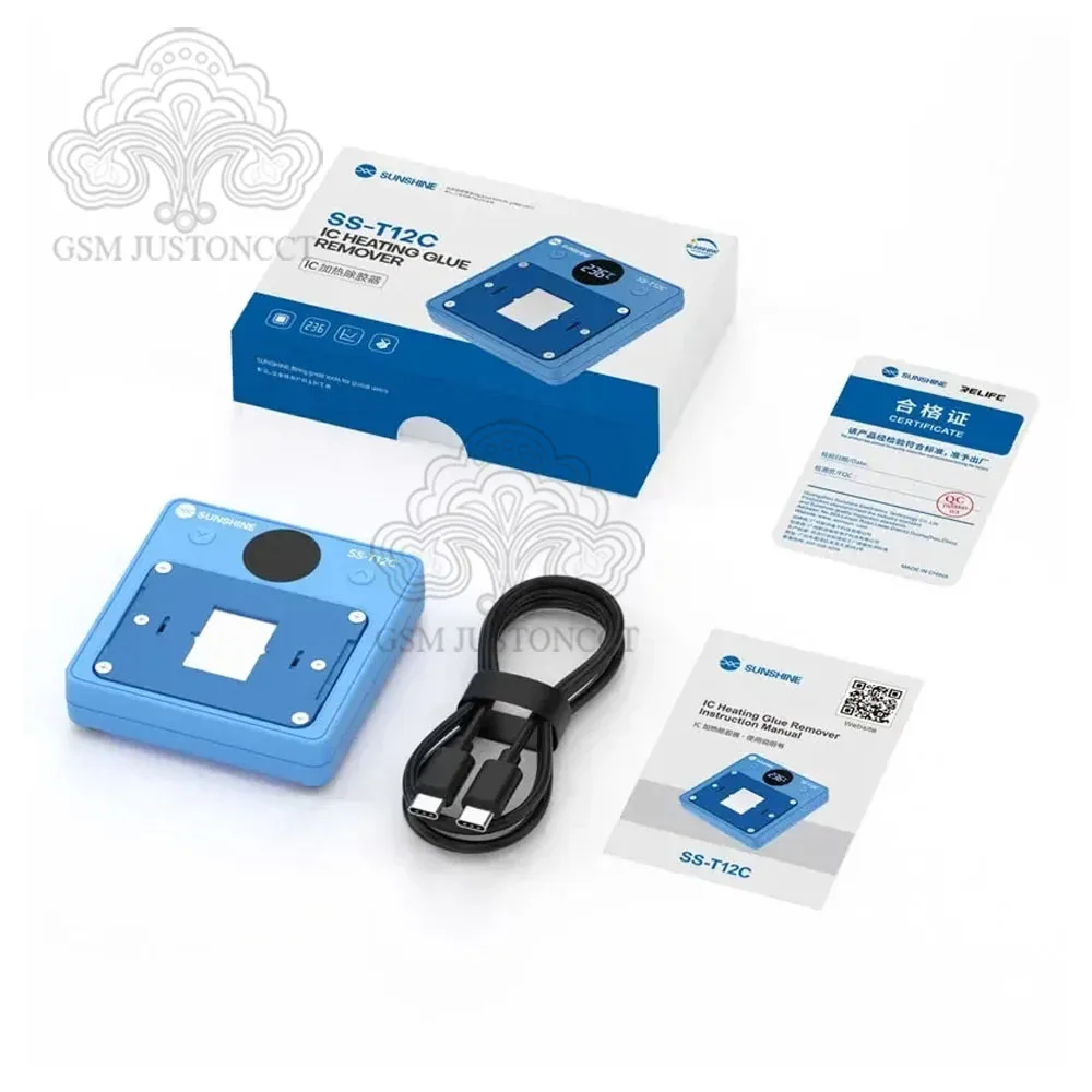 

Sunshine IC Chip Heating Glue Remover, Constant Temperature, Fast Heating, Digital Display, Compatible with Most Chips