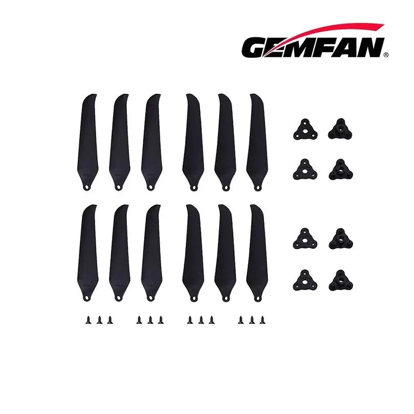 2 คู่ (2CW + 2CCW) gemfan F9046 F8041 F7036 7 นิ้วพับใบพัด 2-Blade/3 ใบมีดใยแก้วไนลอนสําหรับFPV Long Range Drones