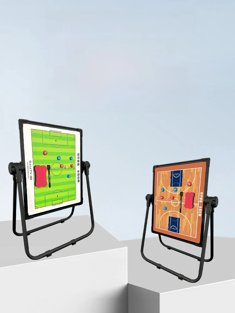 professional-basketball-and-football-tactical-board-electronic-scoreboard-foldable-stand-alone-coaching-training-competition