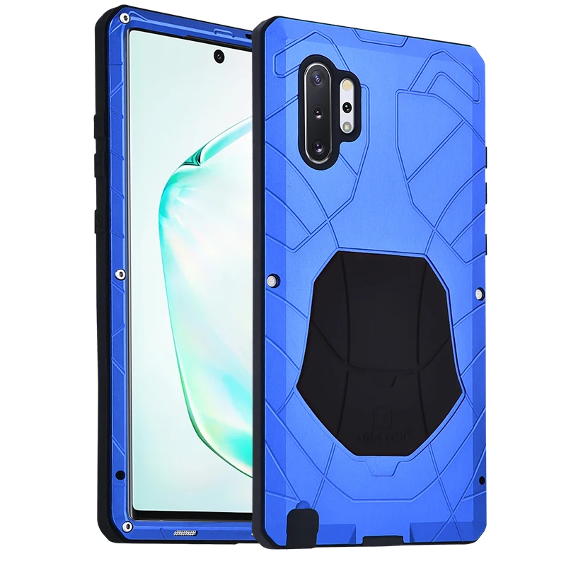 

Imatch Aluminum Metal Silicone Shockproof Cover For Samsung Galaxy S20 Note10 Plus S10 Lite M51 Hard Heavy Duty Protector Case