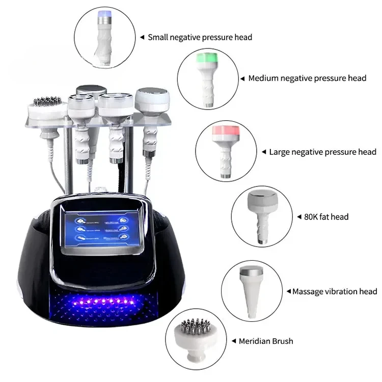 Cavitation Ultrasonic Machine Kim 8 Slimming System Anti Cellulite Electric 6in1 Body Legs Arms Face Eyes Portable 60*44*29cm