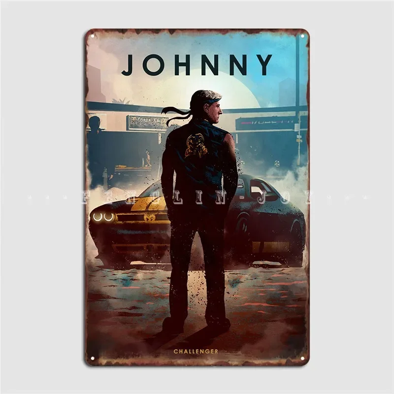 Johnny Lawrence Metal Plaque Poster Custom Pub Garage Wall Pub Garage Decoration Tin Sign Poster