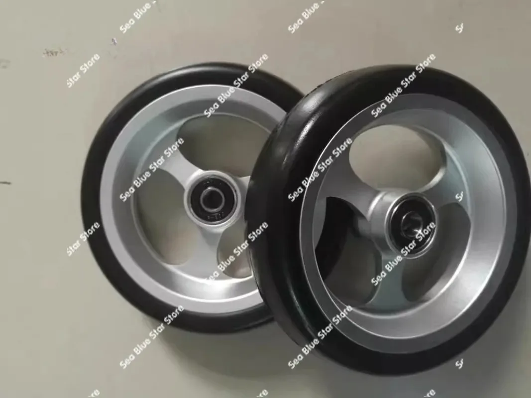

Sports wheelchair accessories 5 * 1.5 inch aluminum alloy soft rubber wheel