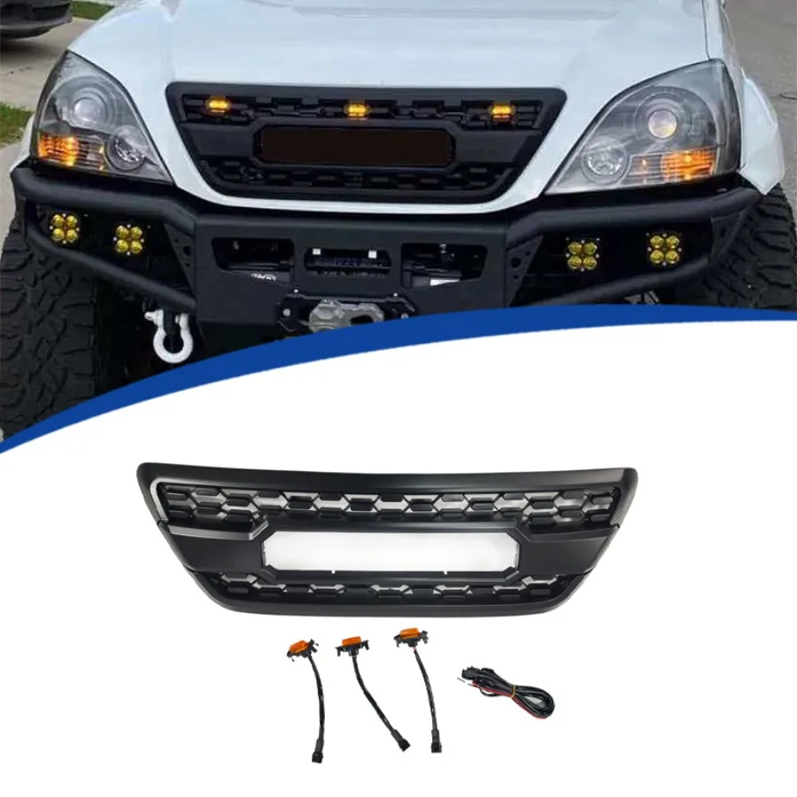 

For Lexus GX470 2004-2009 TRD Style Front Grille Mesh ABS Radiator Grill Direct Replacement Upgrade Black Off Road Sporty Look