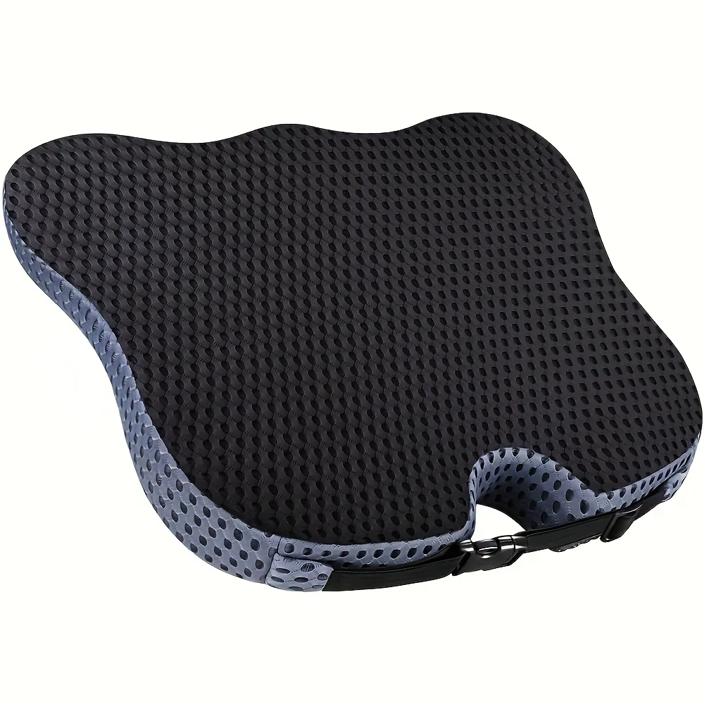 Car Seat Cushions - Wedge-shaped car seat cushions for driving to improve visibility and posture - Memory foam hip pillow