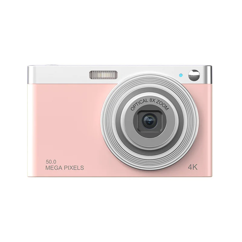 High-definition CCD Digital Camera for Students, 50 Million Pixels, Ultra-thin Compact Mirrorless Camera with Zoom Lens