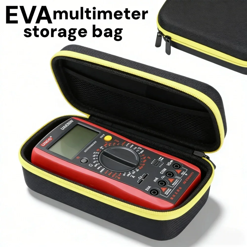 Portable Multimeter Storage Box Toolbox Shockproof Hard Shell EVA Multimeter Box, Suitable for Sink 101/115/116/117/113/114/F15B