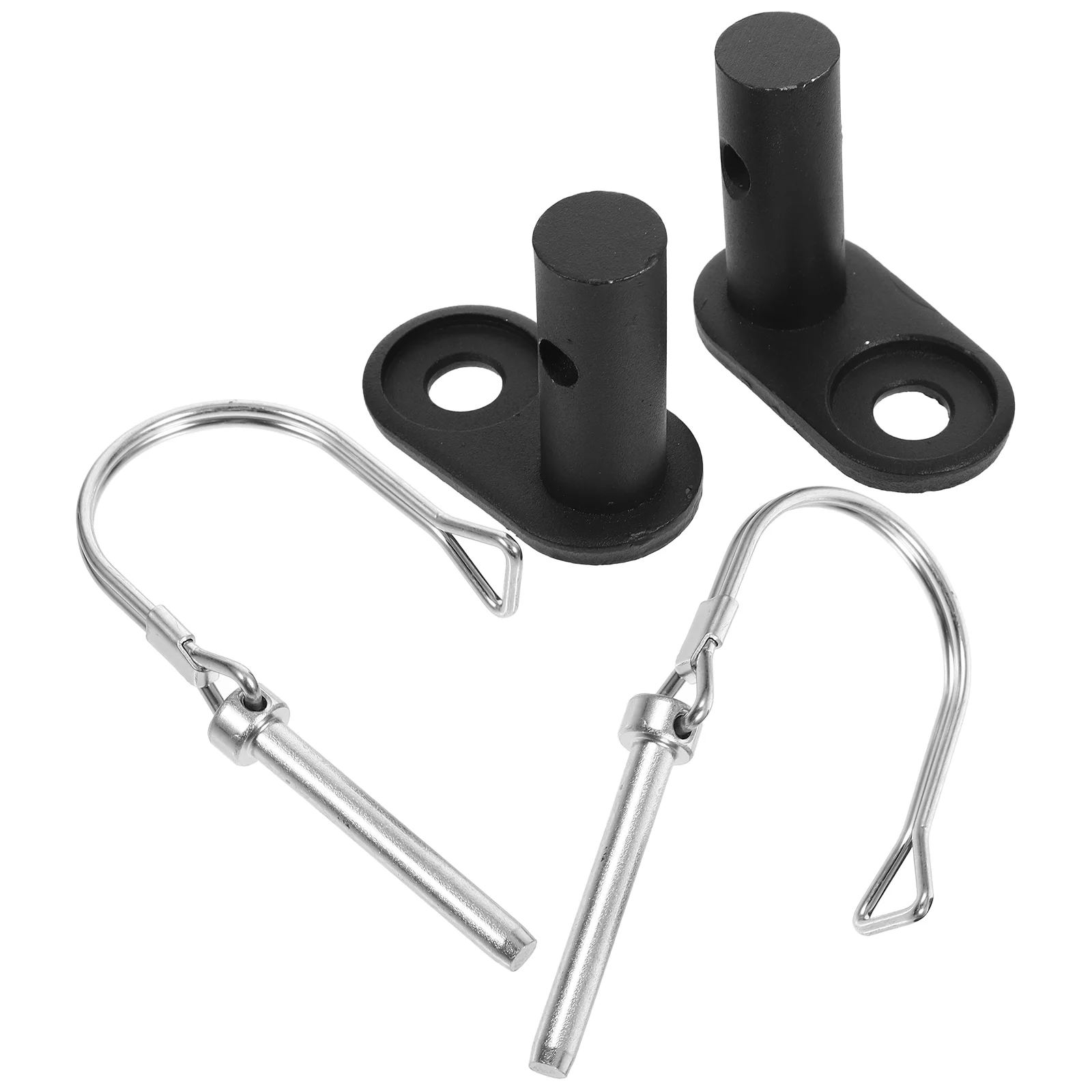 2 Pcs Hook up Trailer Accessories Baby Bicycles Tricycle Hitch Steel Cycling Bike Coupler