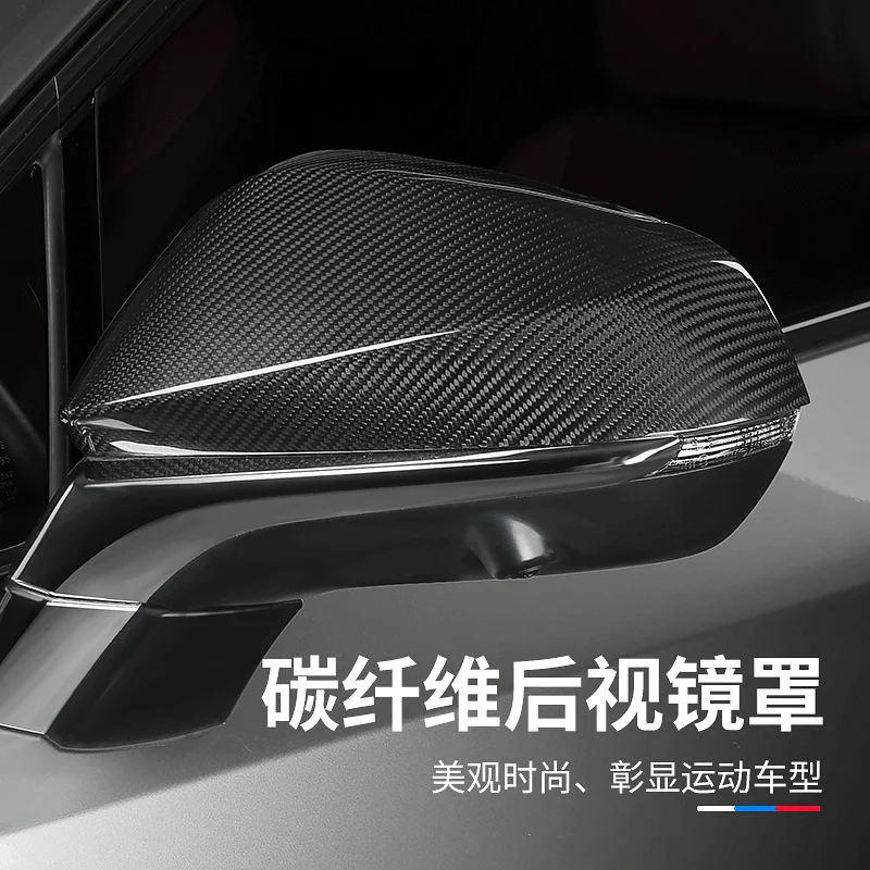 For Lexus Nx260 NX350h 2022-24 Carbon Fiber Rearview Mirror Protective Cover