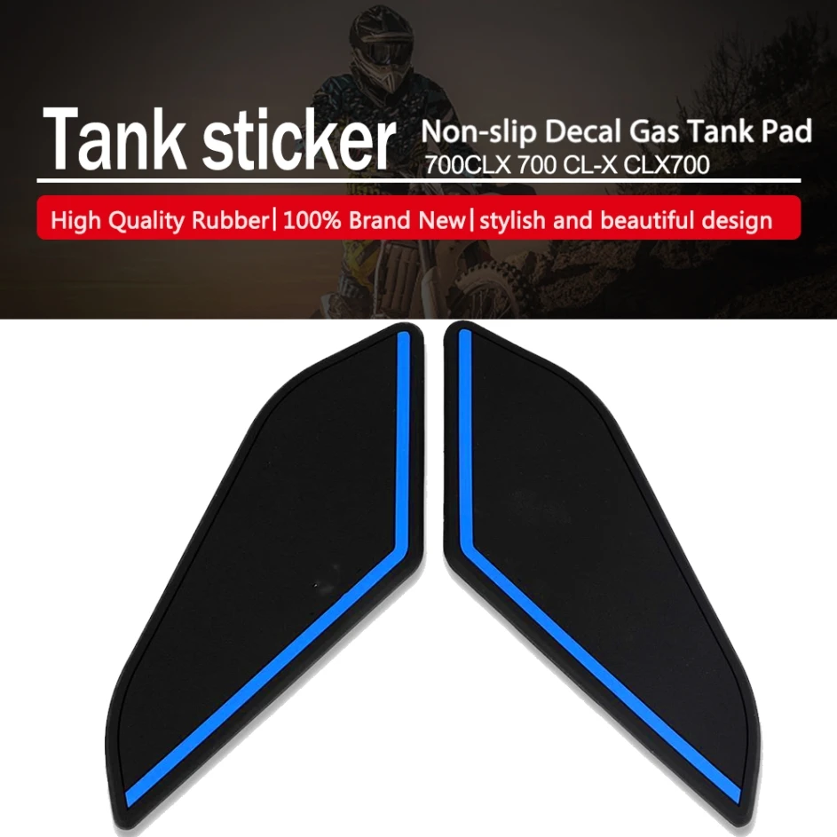 

Anti slip Tank Pad Gas Tank Traction Pads Fuel Tank Side Stickers Knee Grips Protectors Decal For CFMOTO 700CLX 700 CL-X CLX700