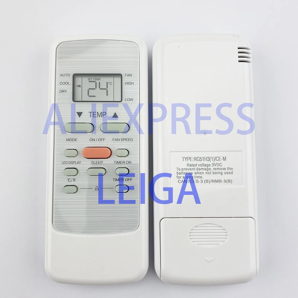 

Original RG51H3(1)_CE-M Remote Control for ALLAIR Air Conditioner