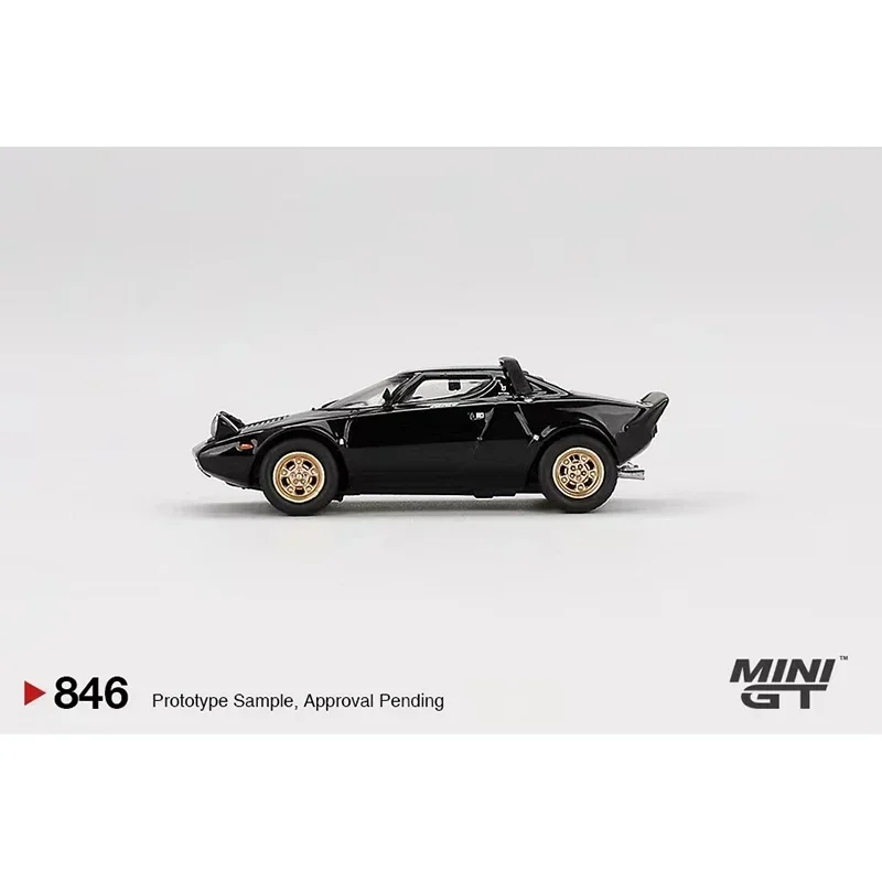 

MINIGT 846 1:64 Stratos HF Stradale Nero Diecast Diorama Model Collection Miniature Toys