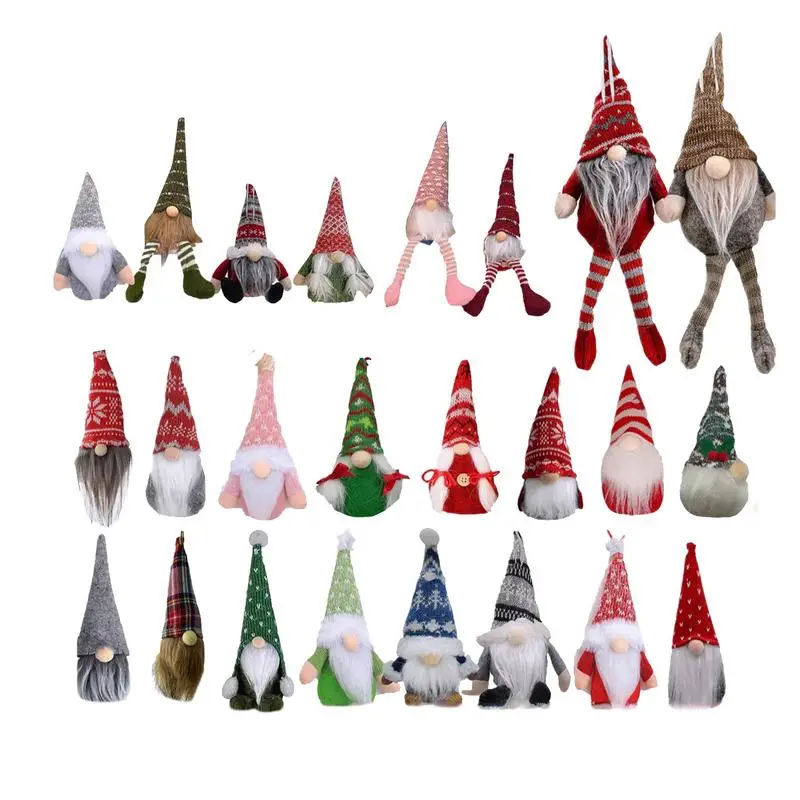 2024 Christmas Gnome Advent Calendar 24 Day Christmas Advent Calendar with Collectible Gnome Dolls Christmas Creative Gifts