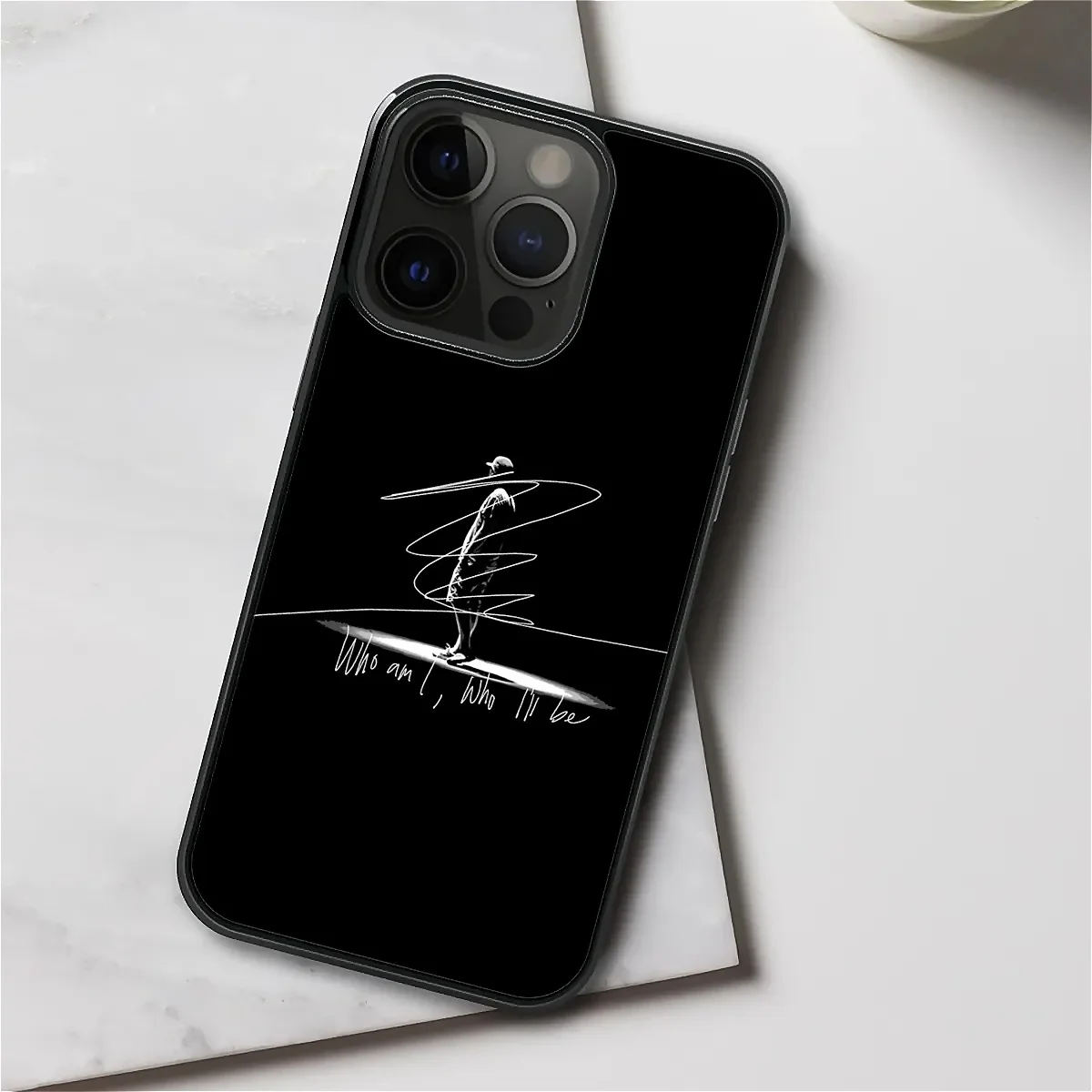 

HANBEAR Phone Case - for iPhone16 15 14 13 12 11 promax. Who am I, wirelessly charged, full coverage drop protection.