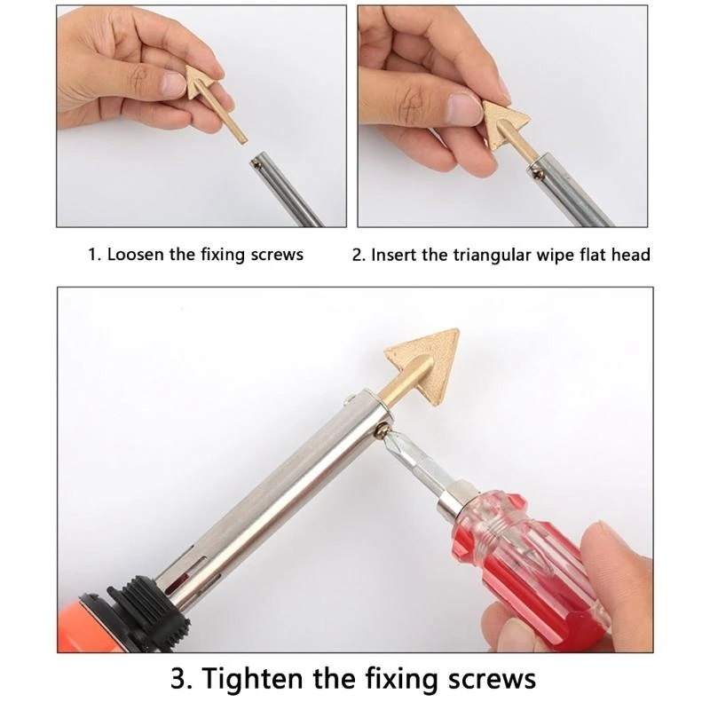 Soldering Iron Tip Set for Kayak Bumper Repair Tool with Fast Heating Conduction