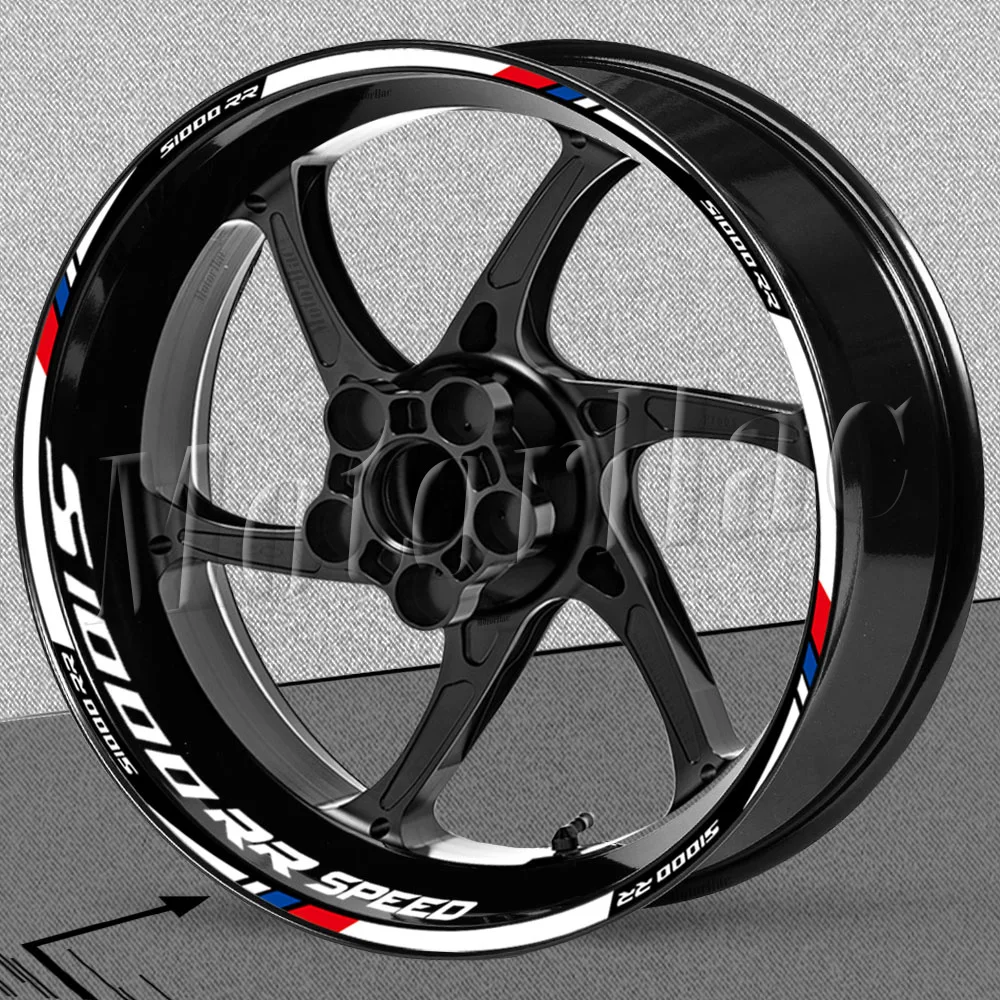 

Наклейка на колесо мотоцикла, 17-дюймовый обод Motorrad, полосатая наклейка, аксессуары для S 1000RR S 1000 RR s1000rr 2025 2024