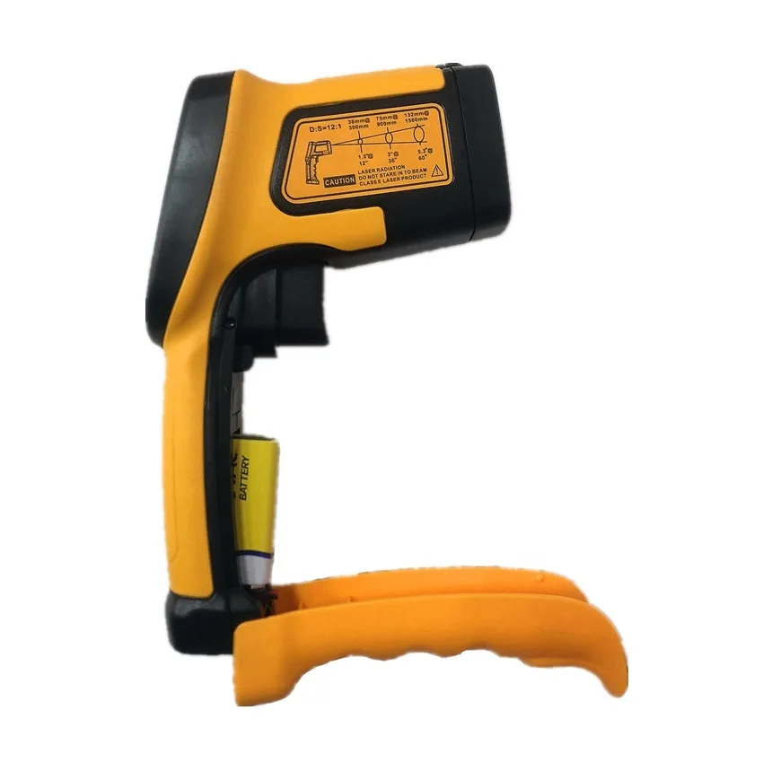 AS852B Digital IR เครื่องวัดอุณหภูมิ Contact Instant อ่านเครื่องวัดอุณหภูมิอินฟราเรดเลเซอร์อิเล็กทรอนิกส์ปืนอุณหภูมิการวัดเมตร