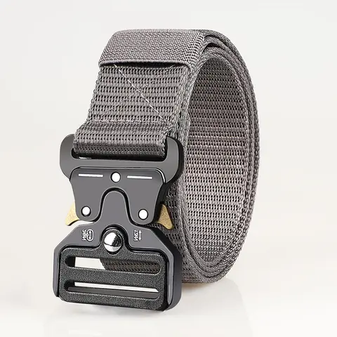 बहुमुखी पुरुषों के सामरिक बेल्ट - टिकाऊ, समायोज्य डिज़ाइन - आउटडोर खेल प्रेमियों के लिए, पैंट जींस के साथ पहनें, पुरुषों और महिलाओं के लिए 8 best sales खेल बेल्ट - №8