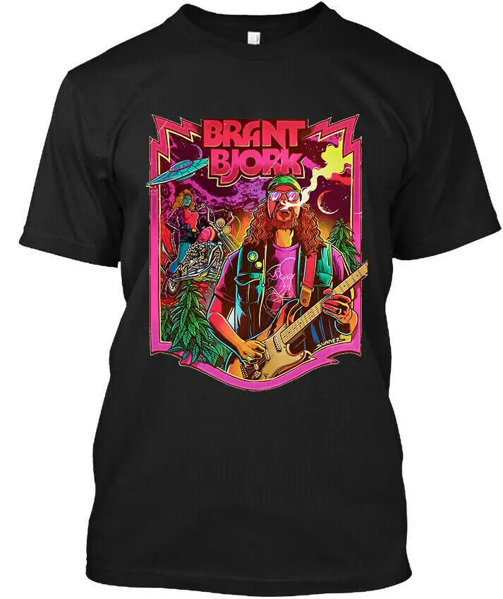 Limited NWT Brant Bjork American Guitarist Musician Graphic Retro T-SHIRT S-4XL