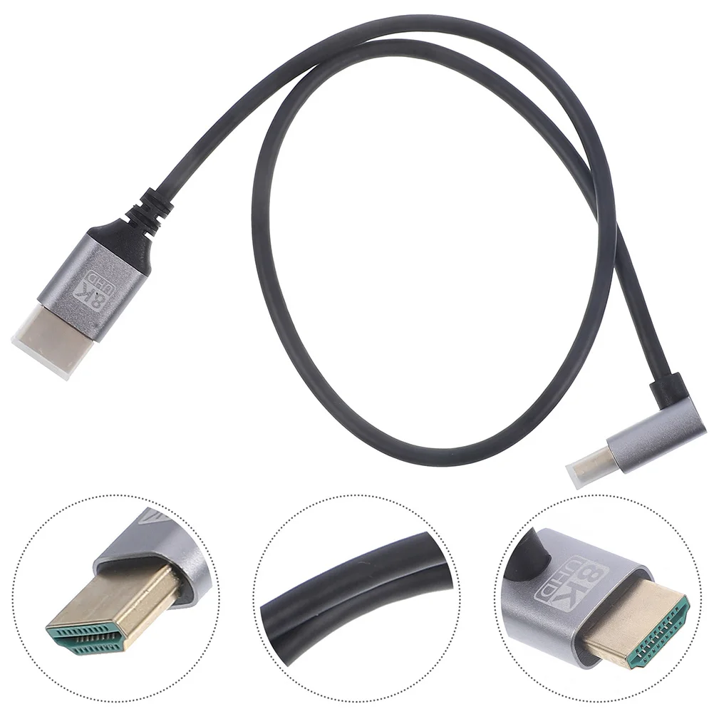 

High-definition Monitor Cable Short Video Audio Connectors Aerial Cables Cord Male