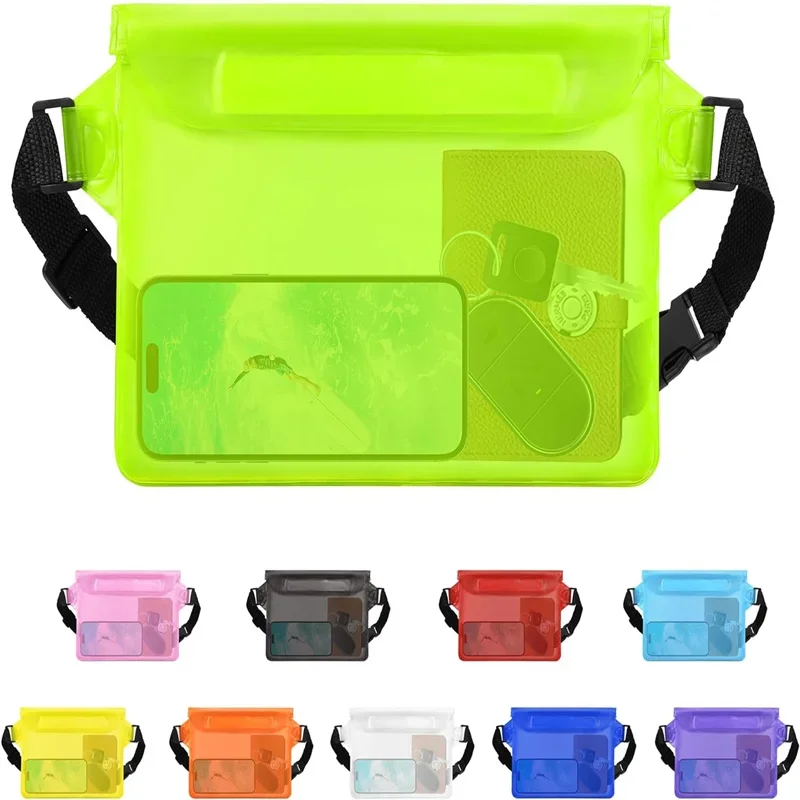 

Waterproof Swimming Bag Sealing Drift Diving Waist Pack Skiing Underwater Phone Case Cover Dry Shoulder Bag for Beach Boat Sport