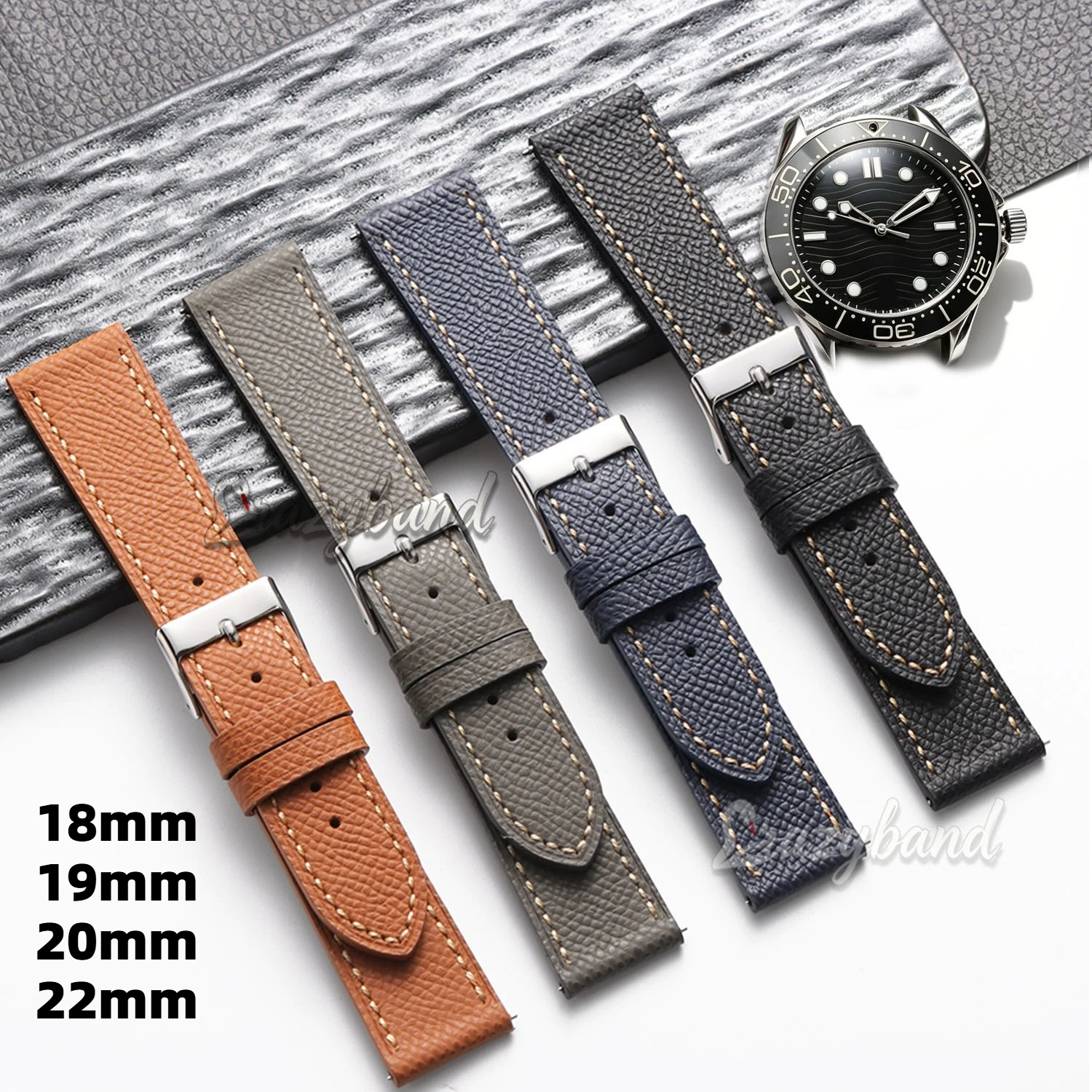 Bracelet de montre en cuir vintage à dégagement rapide, 18mm, 19mm, 20mm, 22mm, pour femmes et hommes, universel pour Seiko, Casio, DW, marron
