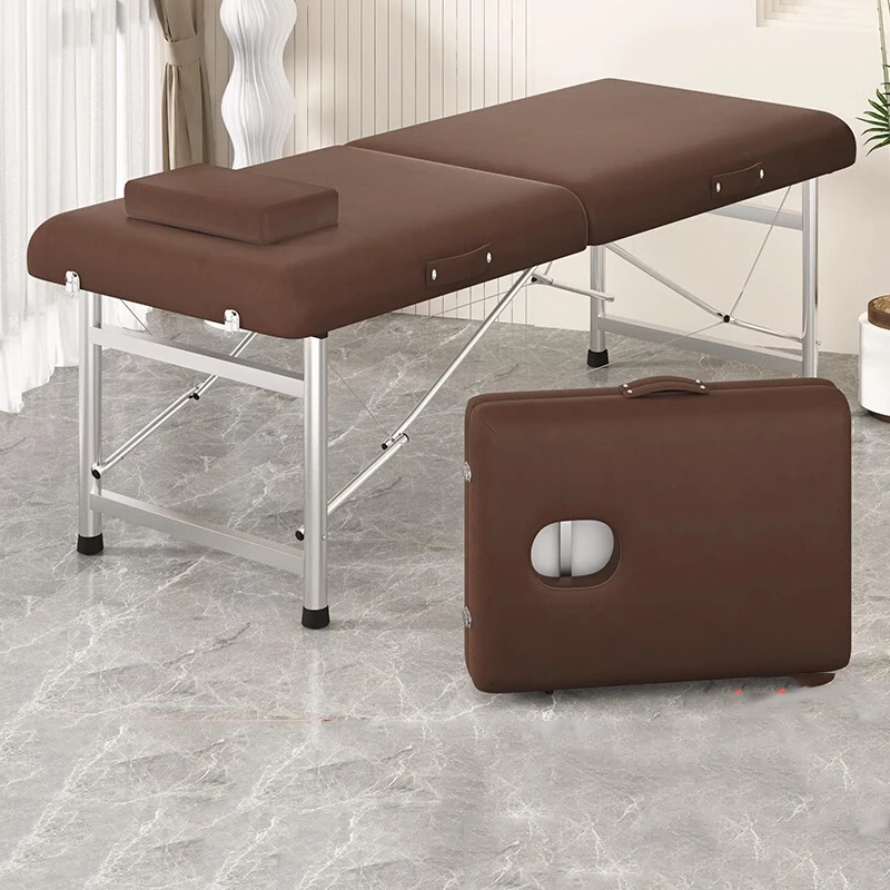 Portable Massage Table Lashes Bed Medical Examination Salon Furniture Beauty Professional Maca Portatil Aesthetic Folding JGY