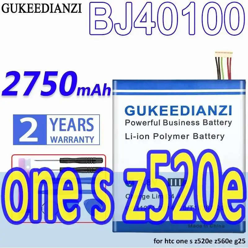 

Long-Lasting High Compatibility For Htc One S Z520e Z560e G25 BJ40100 2750Mah Mobile Phone Battery