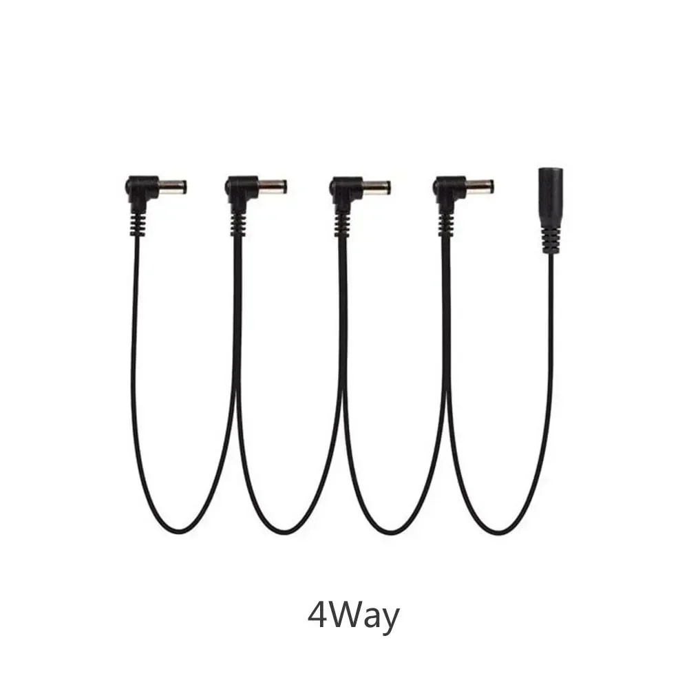Guitar Effects Pedal Daisy Chain 3/4/5/6/8 Way Power Cord Supply Splitter Cable For Electric Guitar Multiple Effect Pedals