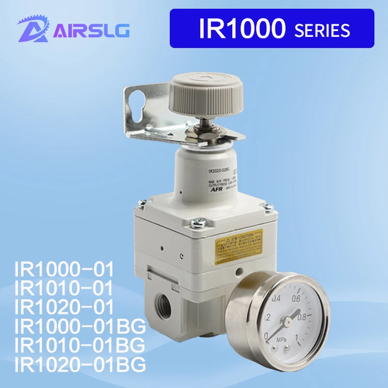 

SMC TYPE Precise Reducing Valve Air Pressure Regulator Precision Regulator IR1000-01 IR1010-01 IR1020-01BG IR2000-02 IR2010-02BG