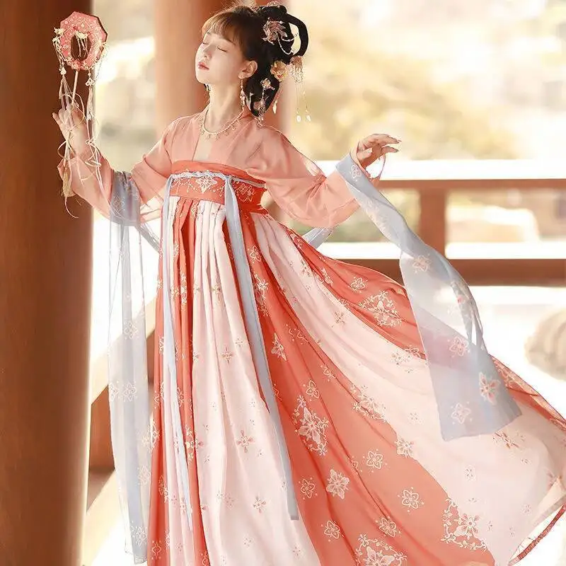 زي Chinoiserie Han زي لعب الأدوار للنساء، زي المسرح، زي الرقص هان، هدية عيد ميلاد رسمية لحفلة التخرج