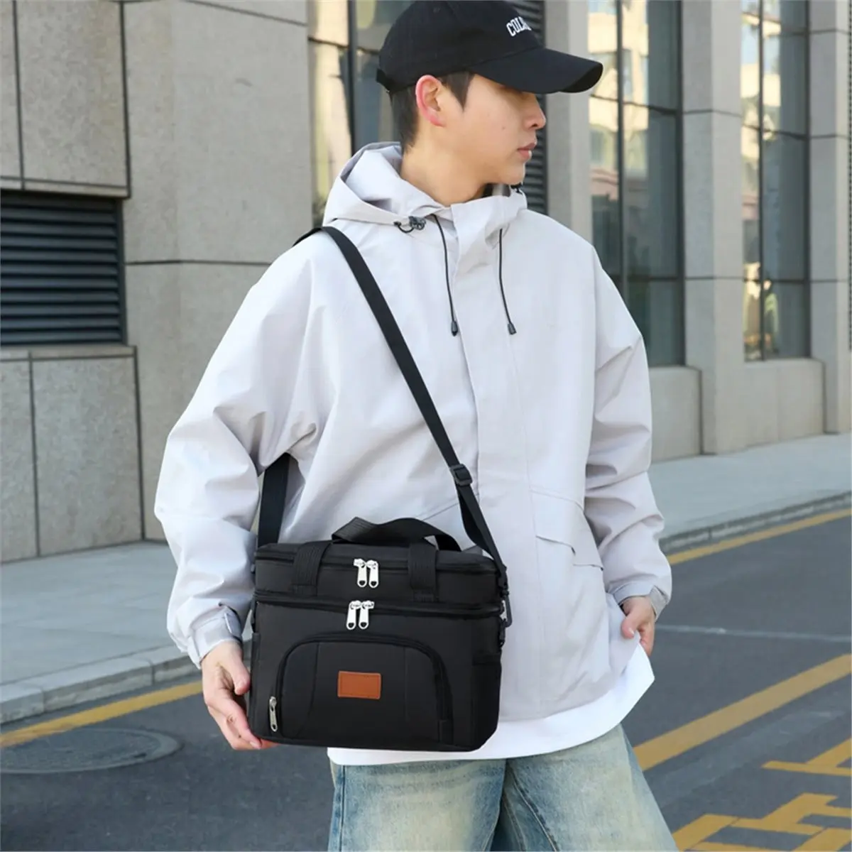 Big Discount Portable Oxford Insulated Lunch Bag Lunch Large Capacity Bag Outdoor Picnic Bag Food Thermal Pack