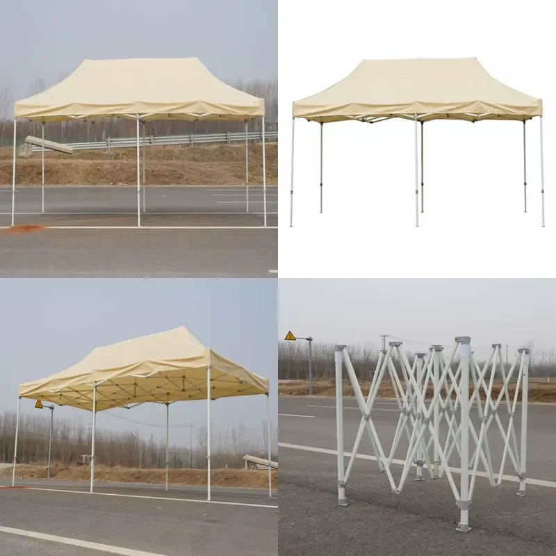 for Foldable Steel Frame Waterproof UV Protected Awnings All Weather Indoor Outdoor Trade Show Tents for Beach Exhibitions