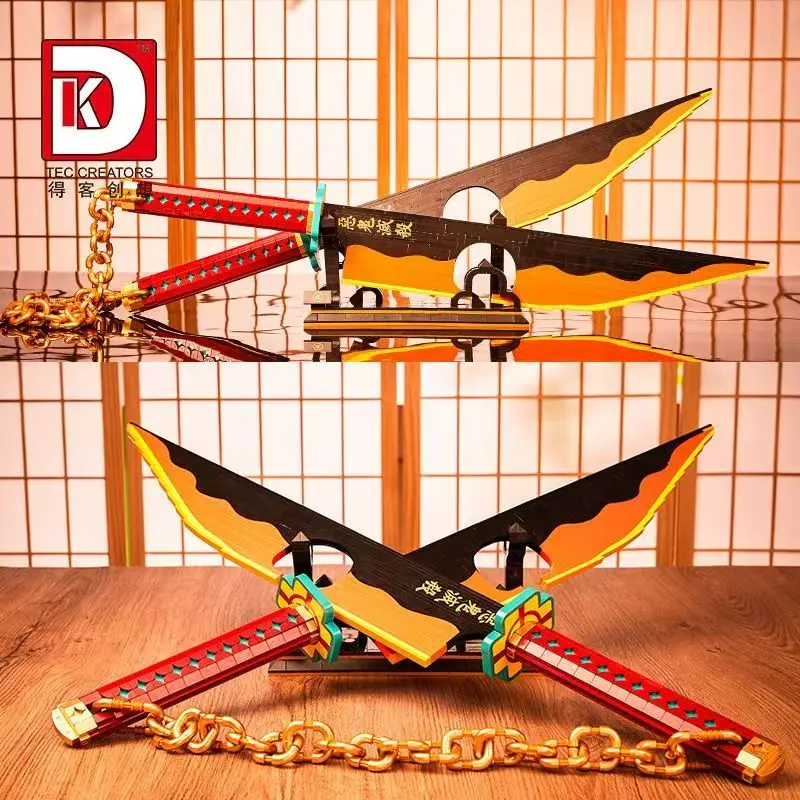 

New double-blade children's educational building block toy, a gift for kids