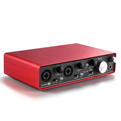 Suitable for 2i2 4i4 third-generation professional recording sound card set dubbing equipment