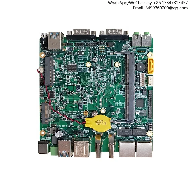

Nano-ITX Board Single Board Computer Celeron J6412 CPU Fanless Embedded Motherboard Industrial Board