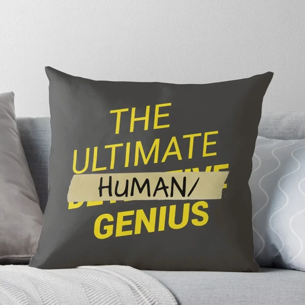 B99 - Ultimate human slash genius Throw Pillow Sitting Cushion Sofa Cushions Covers Pillow