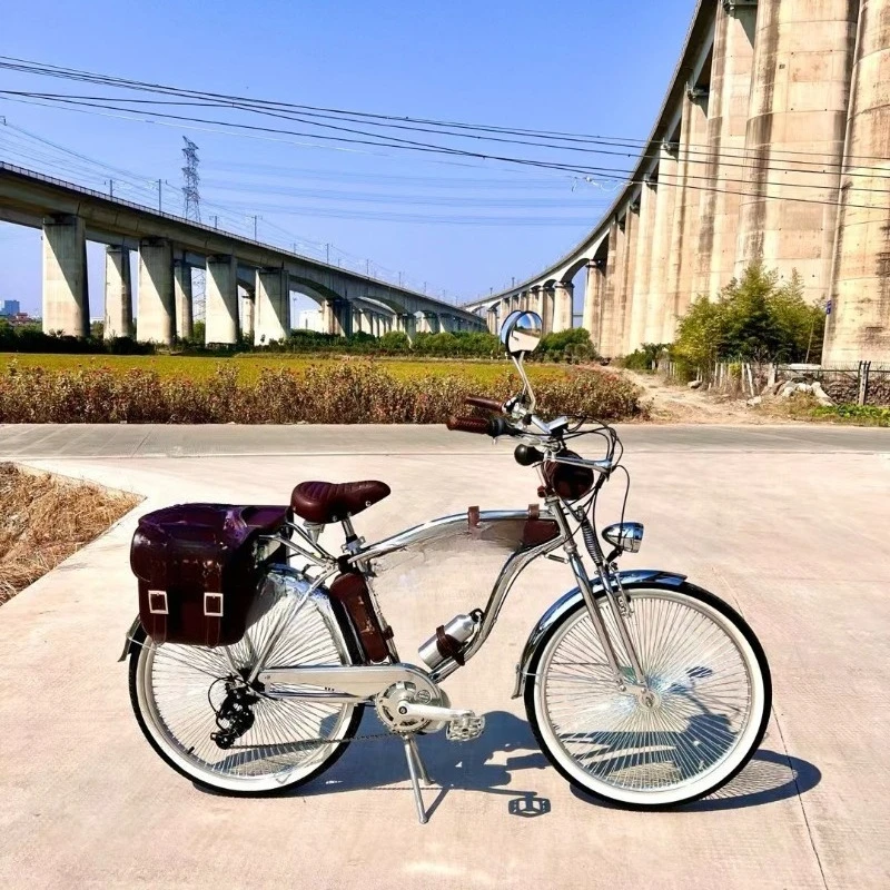 دراجة كلاسيكية فاخرة، دراجة طريق متميزة، متغيرة السرعة، سيارة كلاسيكية، سفر المشاهير على الإنترنت #1