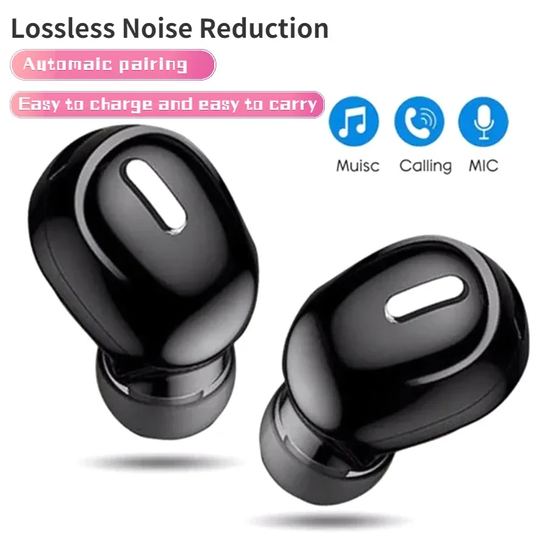 X9 Wireless Bluetooth-compatible 5.0 Earphone Mini In Ear Sport Headphones With Mic Handsfree Headset For Samsung Huawei Phone