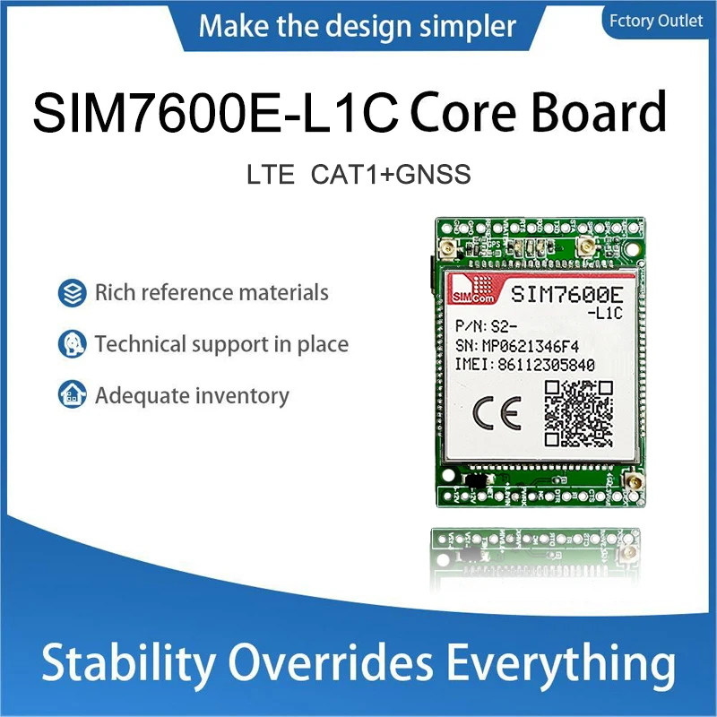 

SIMcom SIM7600E-L1C SIM7600E-L1C PCIE SIM7600E M.2 SIM7600E-L1C Dongle SIM7600E-L1C Core board breakout kit TE-A 1pcs