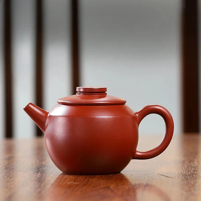 

190ML Boutique Yixing Purple Clay Teapots Artists Handmade Pot Raw Ore Dahongpao Mud Kettle Chinese Zisha Tea Set Collection
