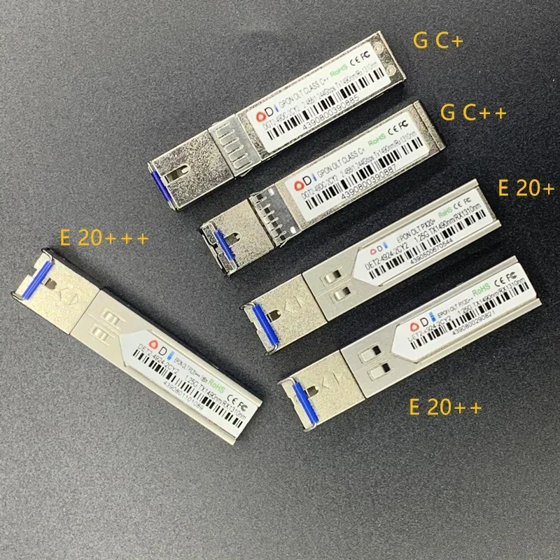 1.25G PX20+ PX20++ PX20+++ GPON2.5GModule 20KM TX1490nm/RX1310nm epon/gpon olt ont SC G/EPON SFP EPON  OLT PXC+ PXC++ Optical